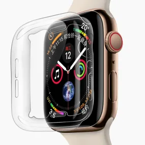 0.9mm Slim Soft TPU Transparent Case For Apple Watch Series 4