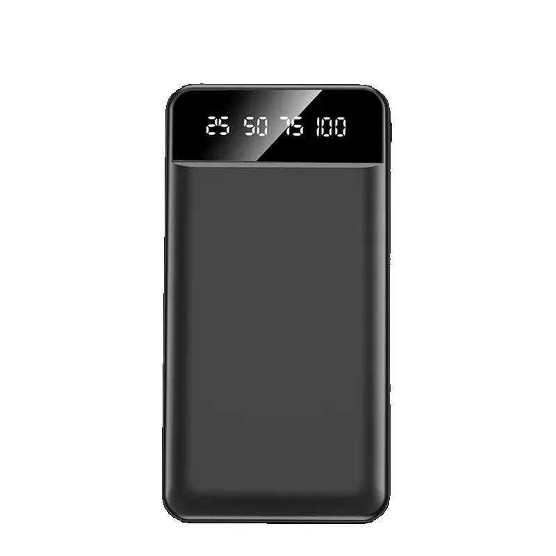 1 - AC - Portable 50,000mAh Power Bank: Dual USB, digital display, fast charging for vests, jackets & phones