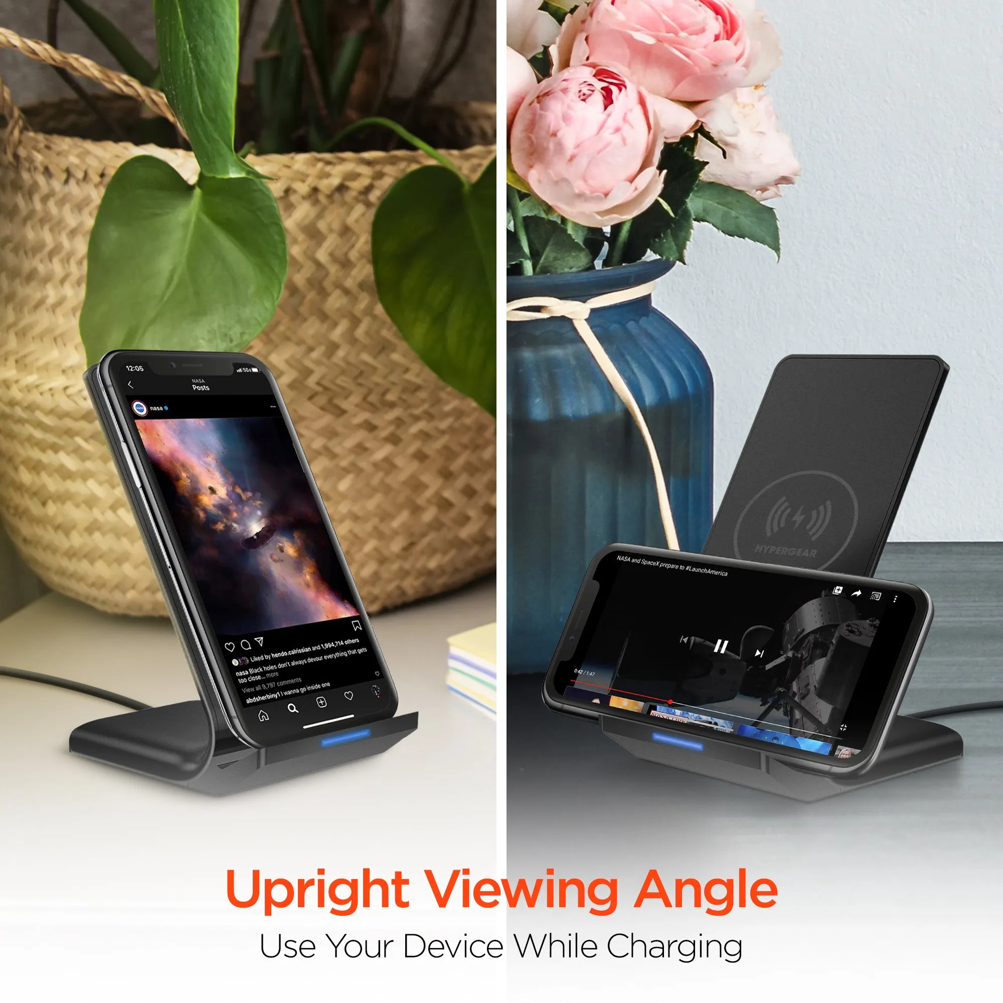 10W Wireless Fast Charging Stand | Black