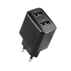 12W Wall Charger with Dual USB Ports