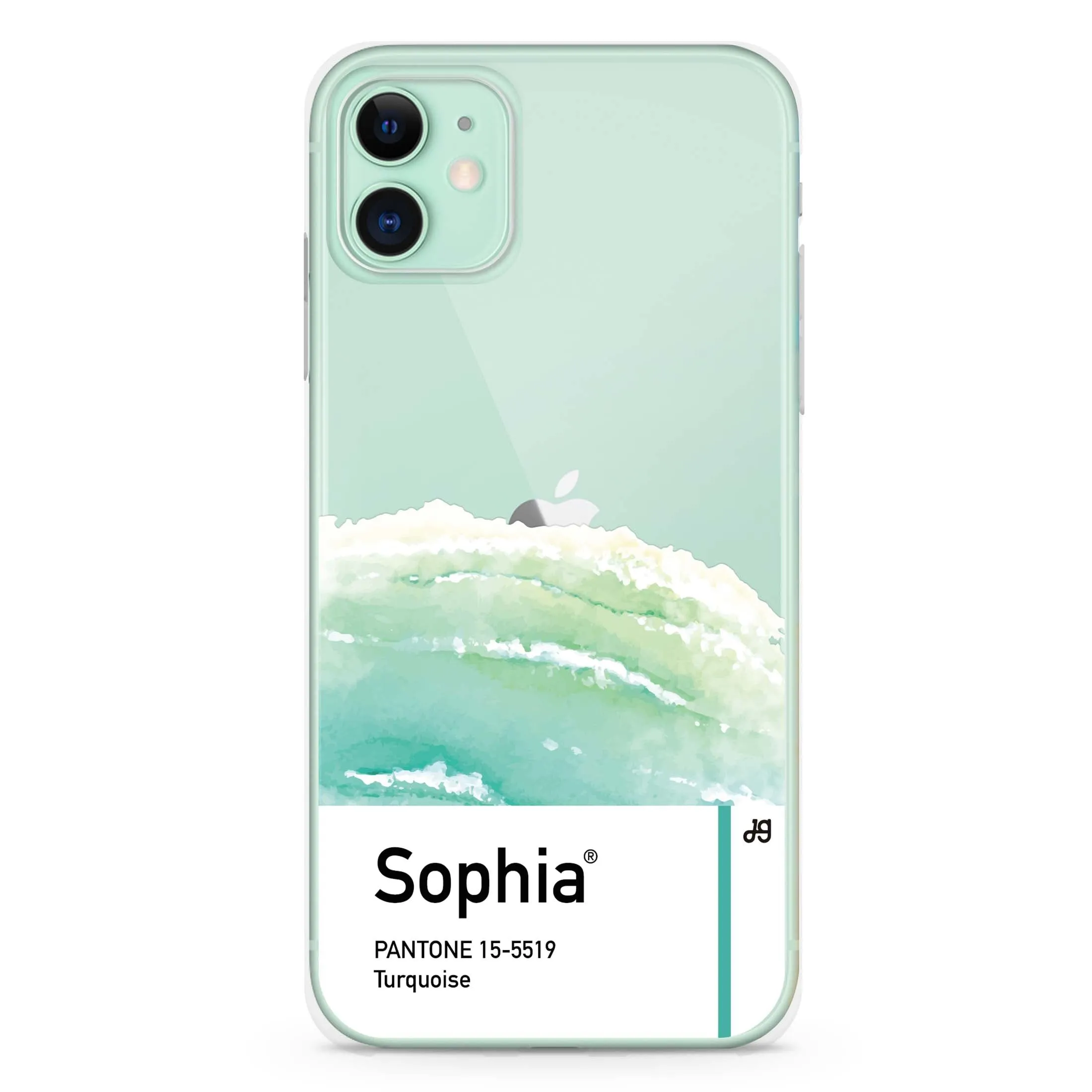 #15-5519 Turquoise I iPhone 11 Ultra Clear Case