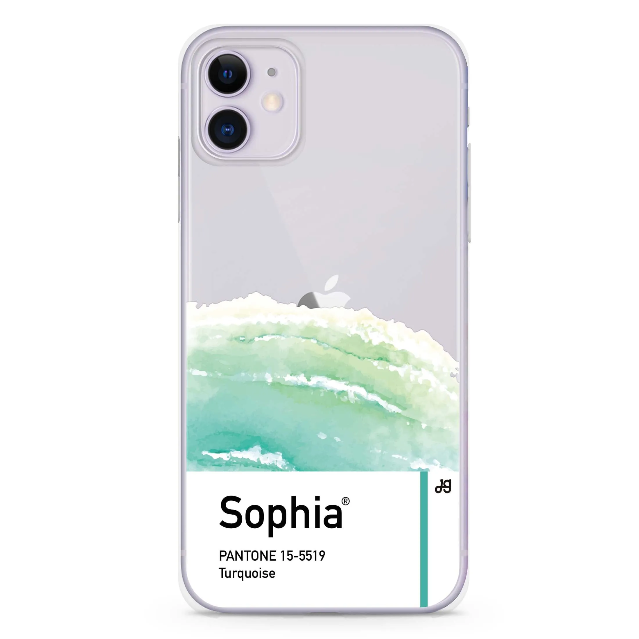 #15-5519 Turquoise I iPhone 11 Ultra Clear Case