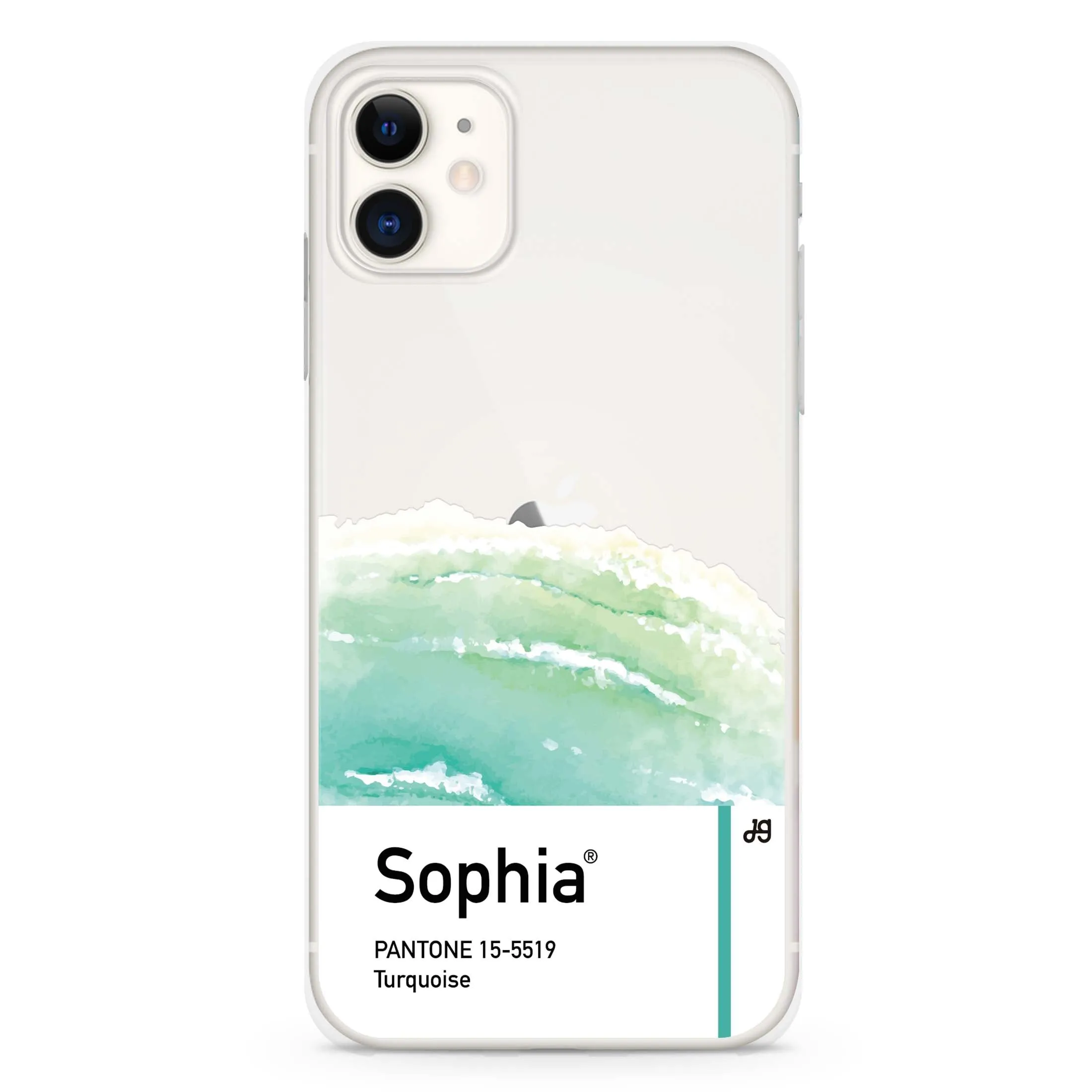 #15-5519 Turquoise I iPhone 11 Ultra Clear Case