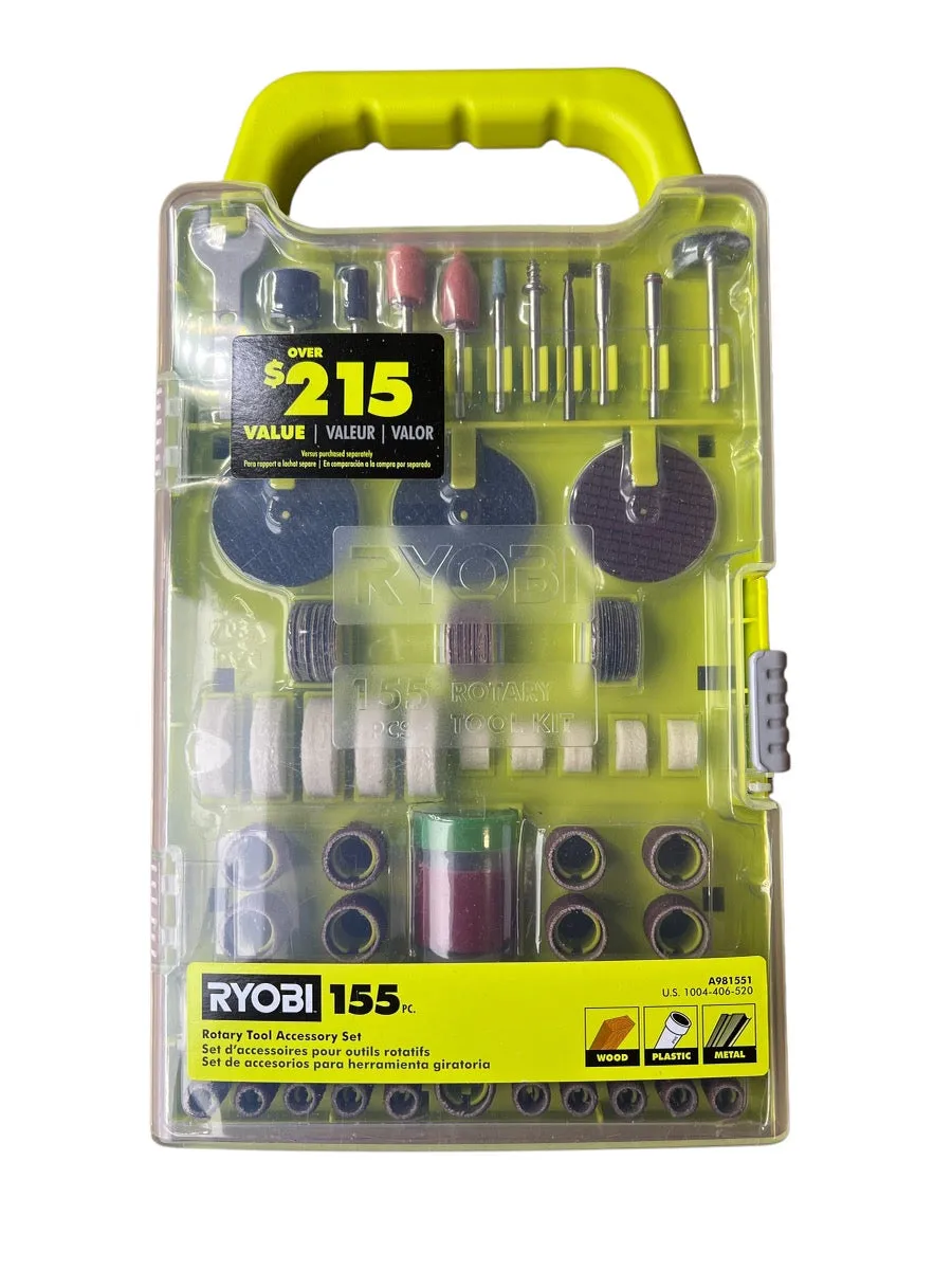 155-Piece Rotary Tool Kit