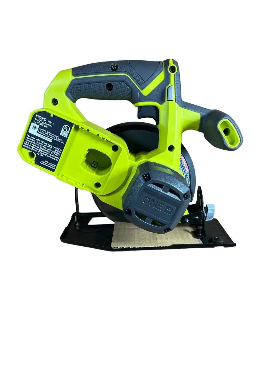 18-Volt ONE  Cordless 5 1/2 in. Circular Saw with Dust Collection Adaptor (Tool Only)