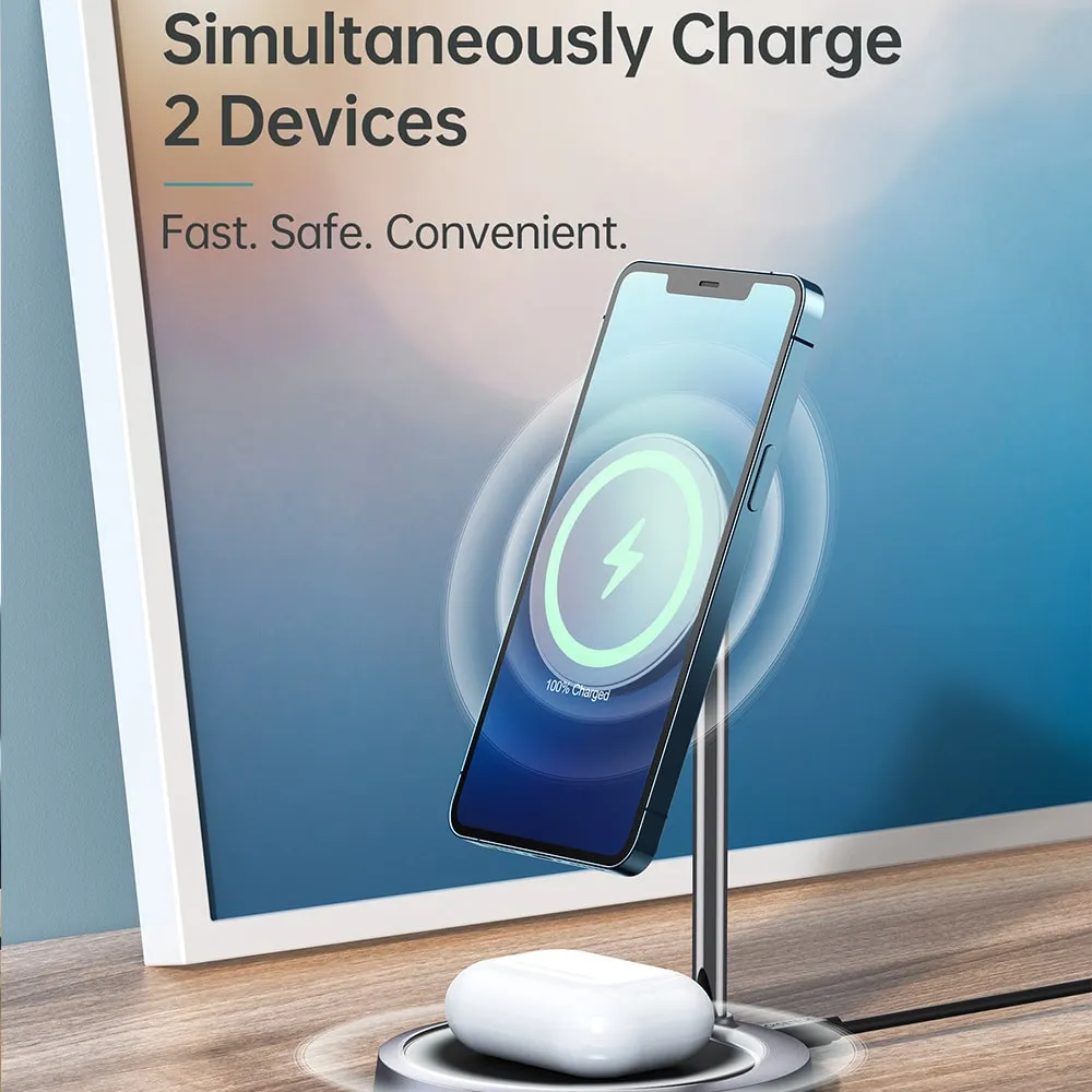 2-in-1 MagLeap Wireless Charging Stand