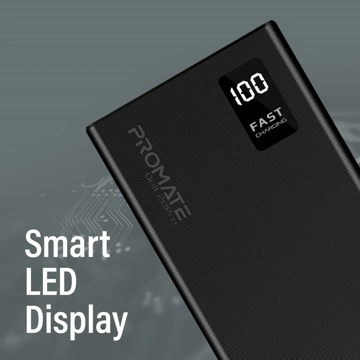 20000mAh Compact Smart Charging Power Bank with Dual USB-A & USB-C Output