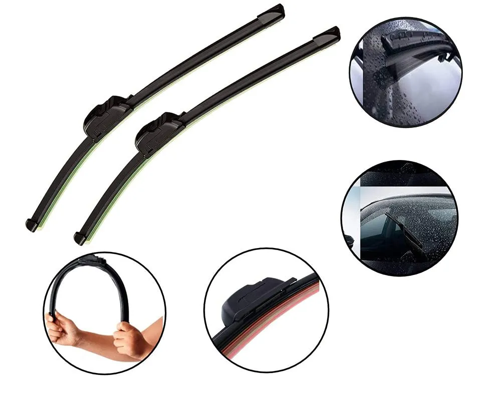 2Pcs 20-Inches Car Windshield Wiper Blade