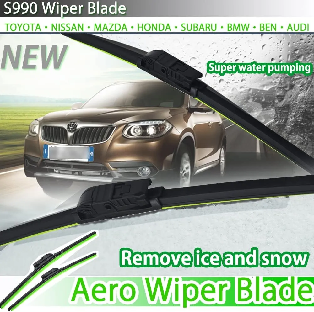 2Pcs 20-Inches Car Windshield Wiper Blade