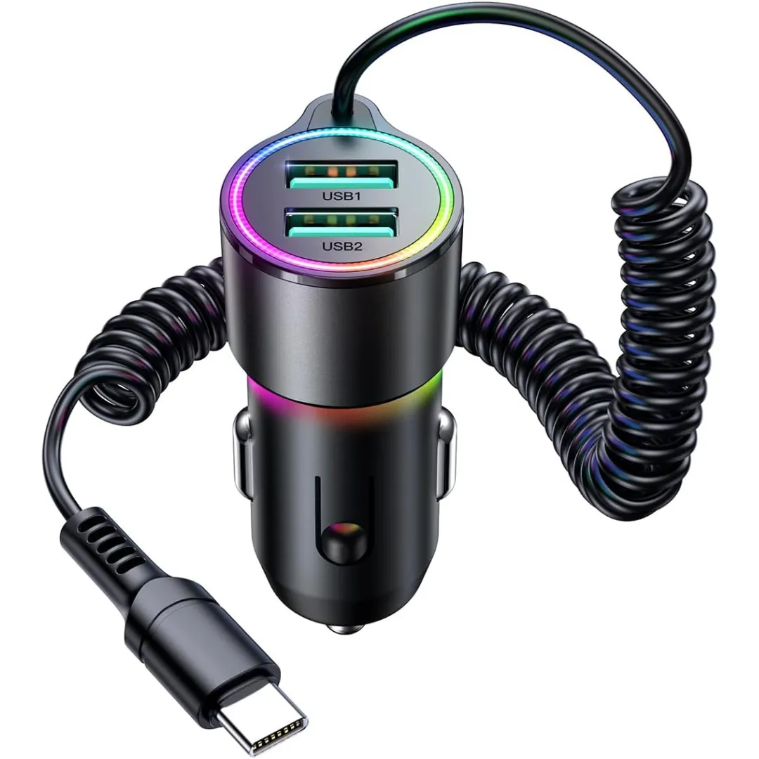 3.4A Dual USB Car Charger Adapter