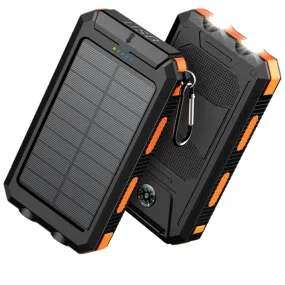 38,800mAh Waterproof Fast Charging Solar Power Bank