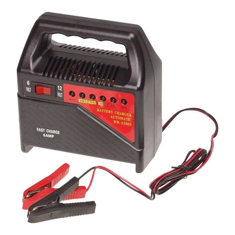 6A 6V/12V Battery Charger Gcharg-006