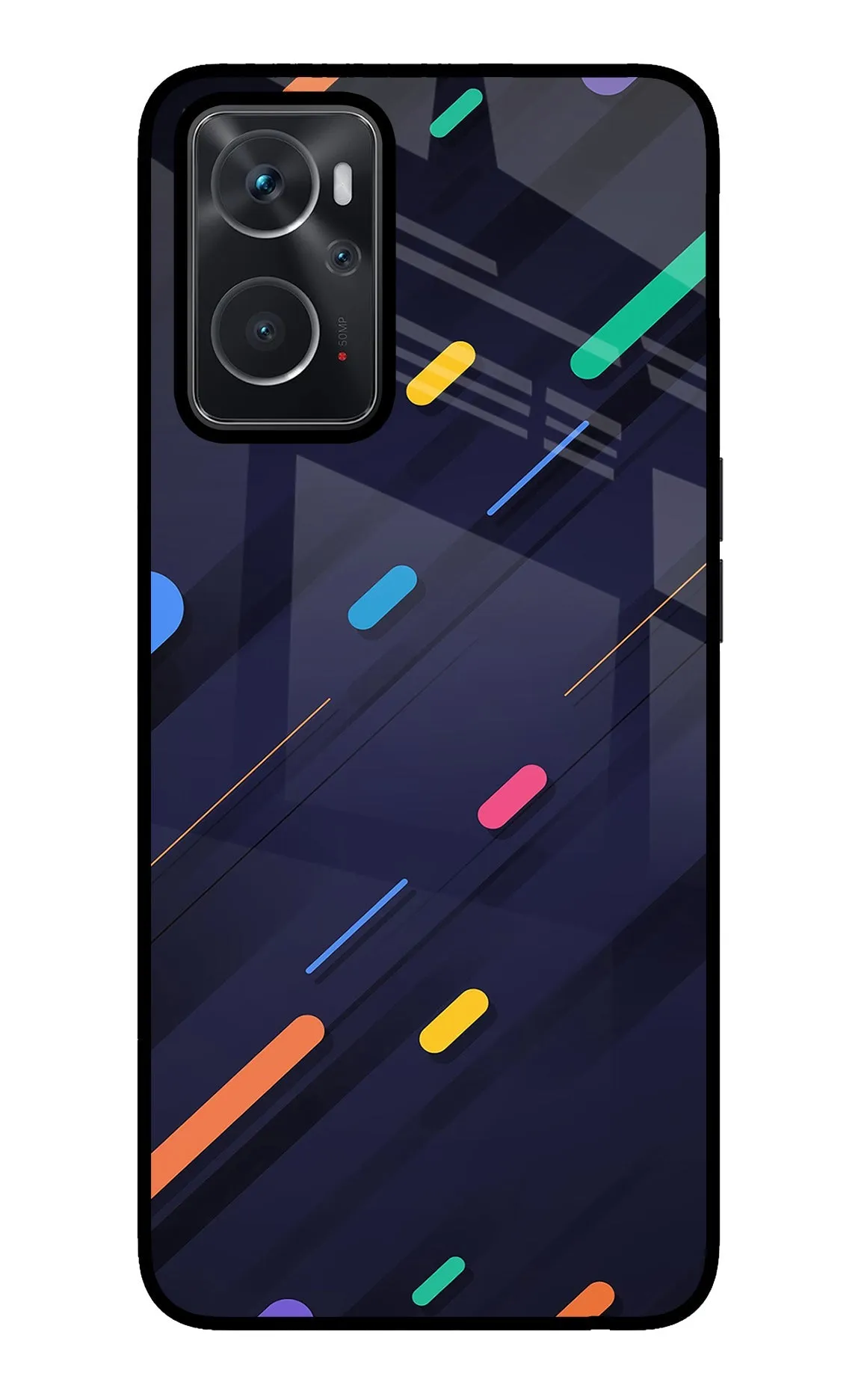 Abstract Design Oppo K10 4G Back Cover