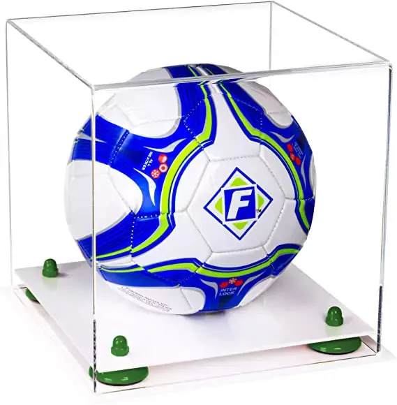 Acrylic Soccer Ball Display Case - Clear (B02/A027)