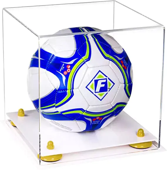 Acrylic Soccer Ball Display Case - Clear (B02/A027)