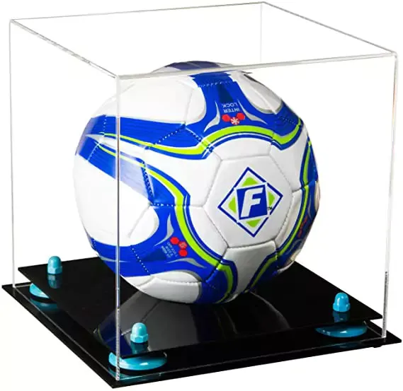 Acrylic Soccer Ball Display Case - Clear (B02/A027)