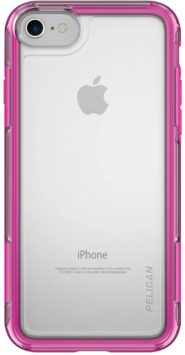 Adventurer Case for Apple iPhone 7 - Clear Pink