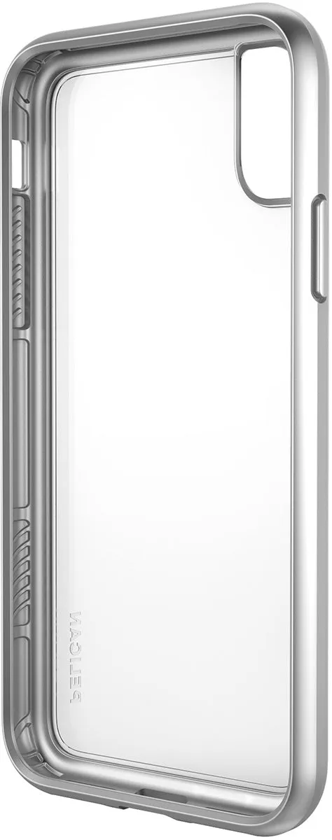 Adventurer Case for Apple iPhone X / Xs - Clear Metallic Silver