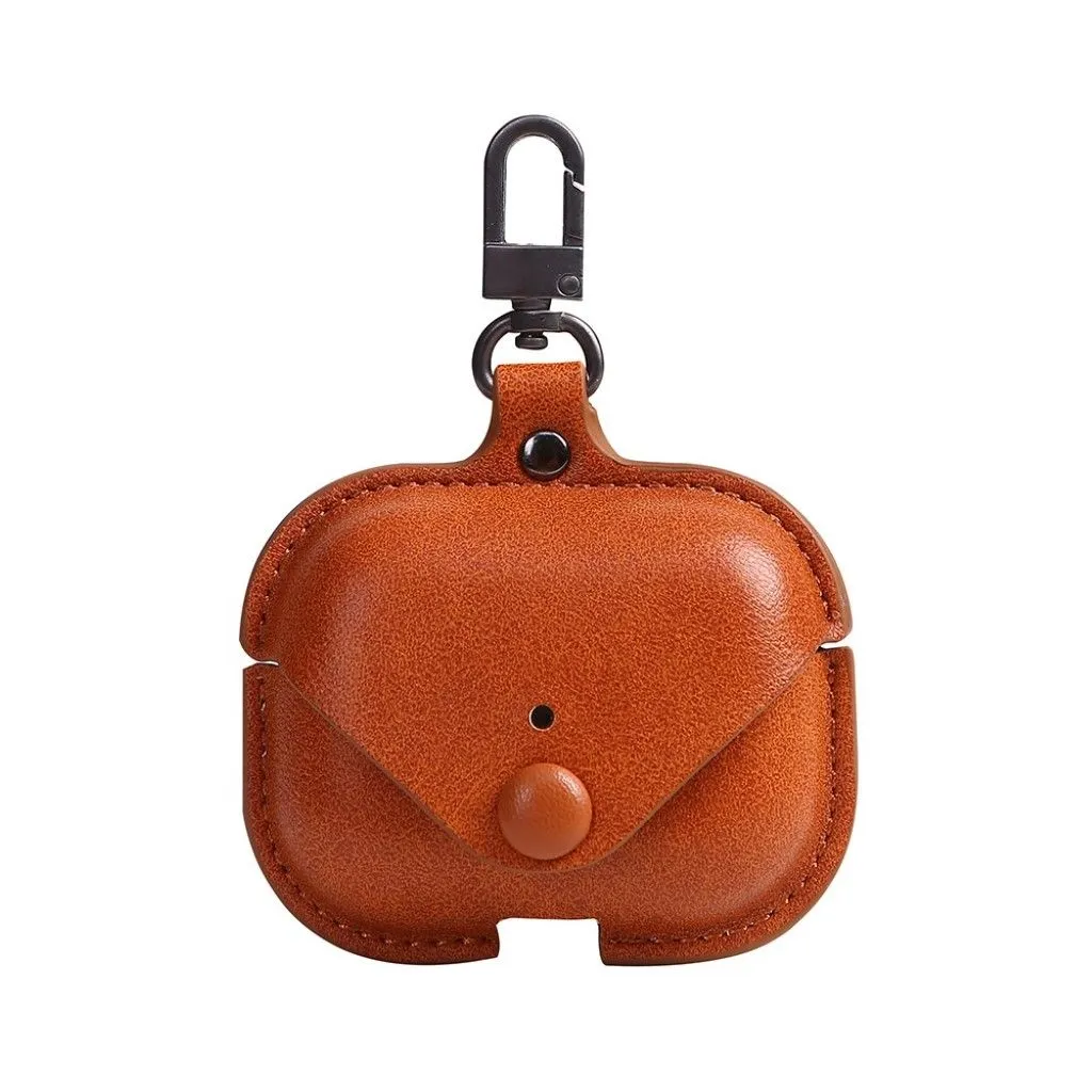 AirPods Pro durable leather case - Brown