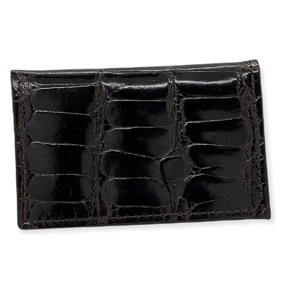 Alligator Gusseted Card Case