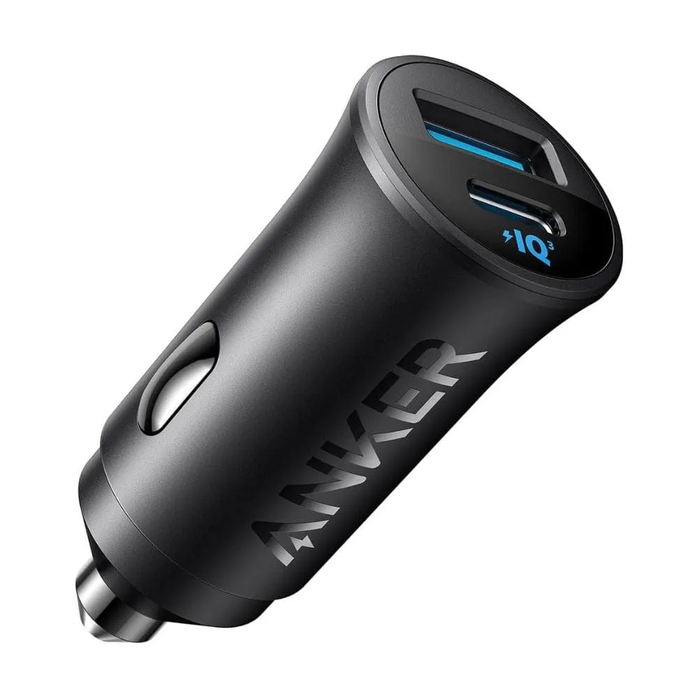 Anker 30W 2-Port (USA-A & USB-C) Car Charger - A2741