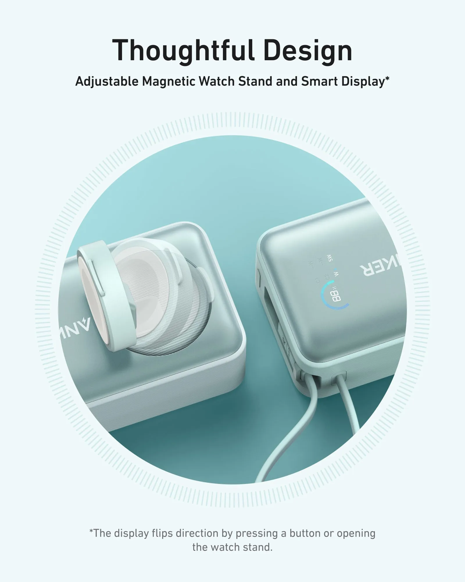 Anker MagGo Power Bank (10K, 35W, For Apple Watch) | Customizable