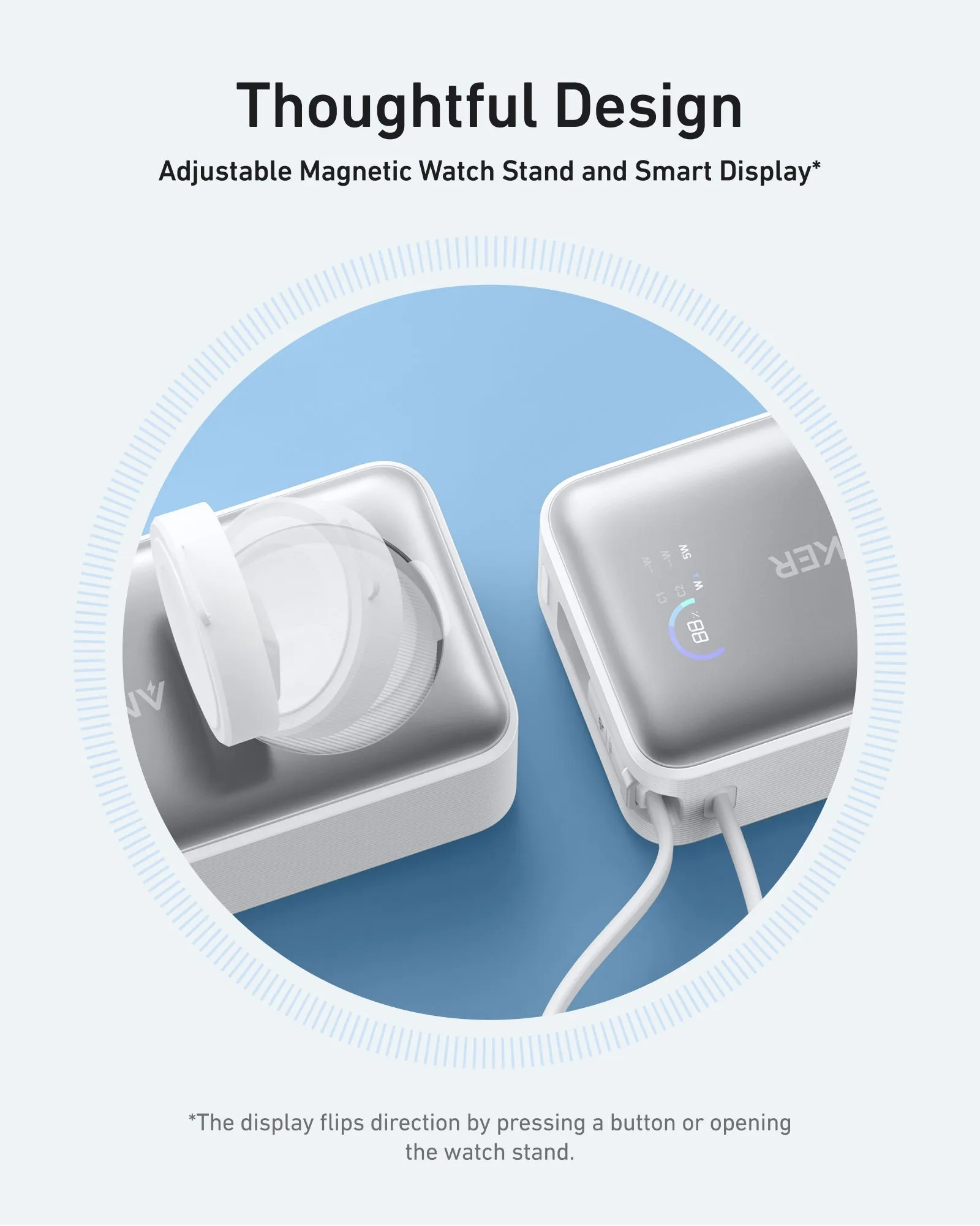 Anker MagGo Power Bank (10K, 35W, For Apple Watch) | Customizable