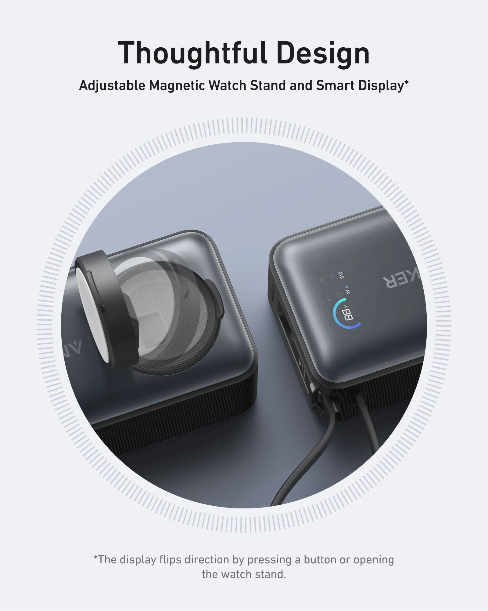 Anker MagGo Power Bank (10K, 35W, For Apple Watch) | Customizable