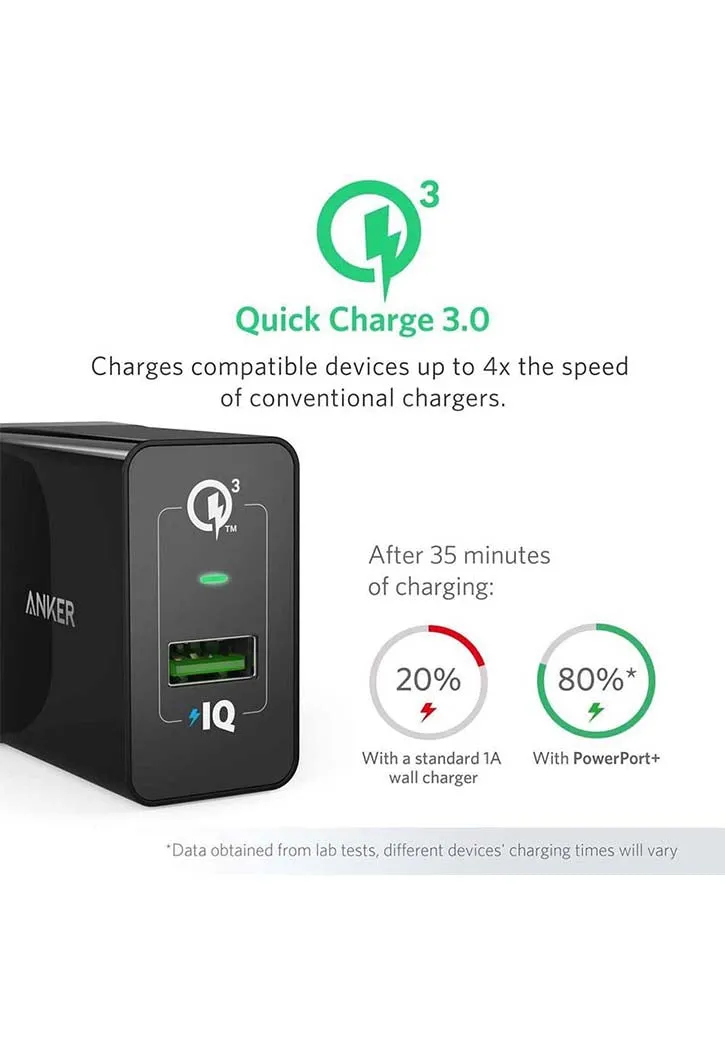 Anker - PowerPort 1 With Quick Charge 3.0