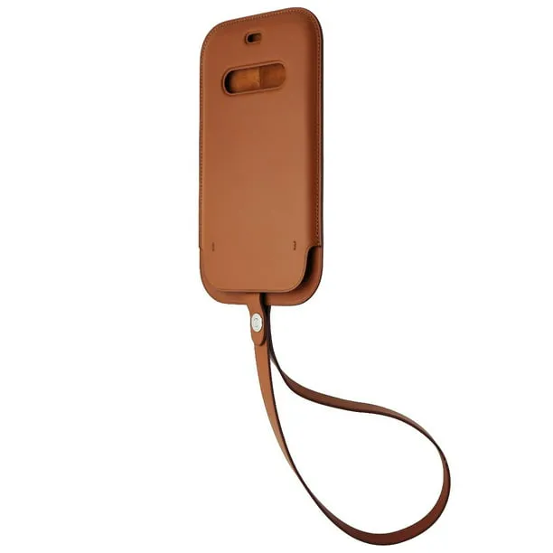 Apple iPhone 12 Mini Leather Sleeve with MagSafe - Saddle Brown