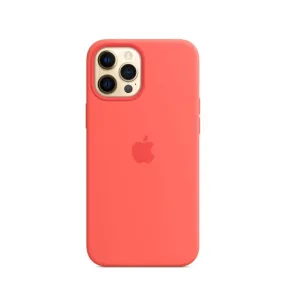 Apple - iPhone 12 Pro Max MagSafe Silicone Case Sleeve (MHL93ZM/A) - Pink Citrus