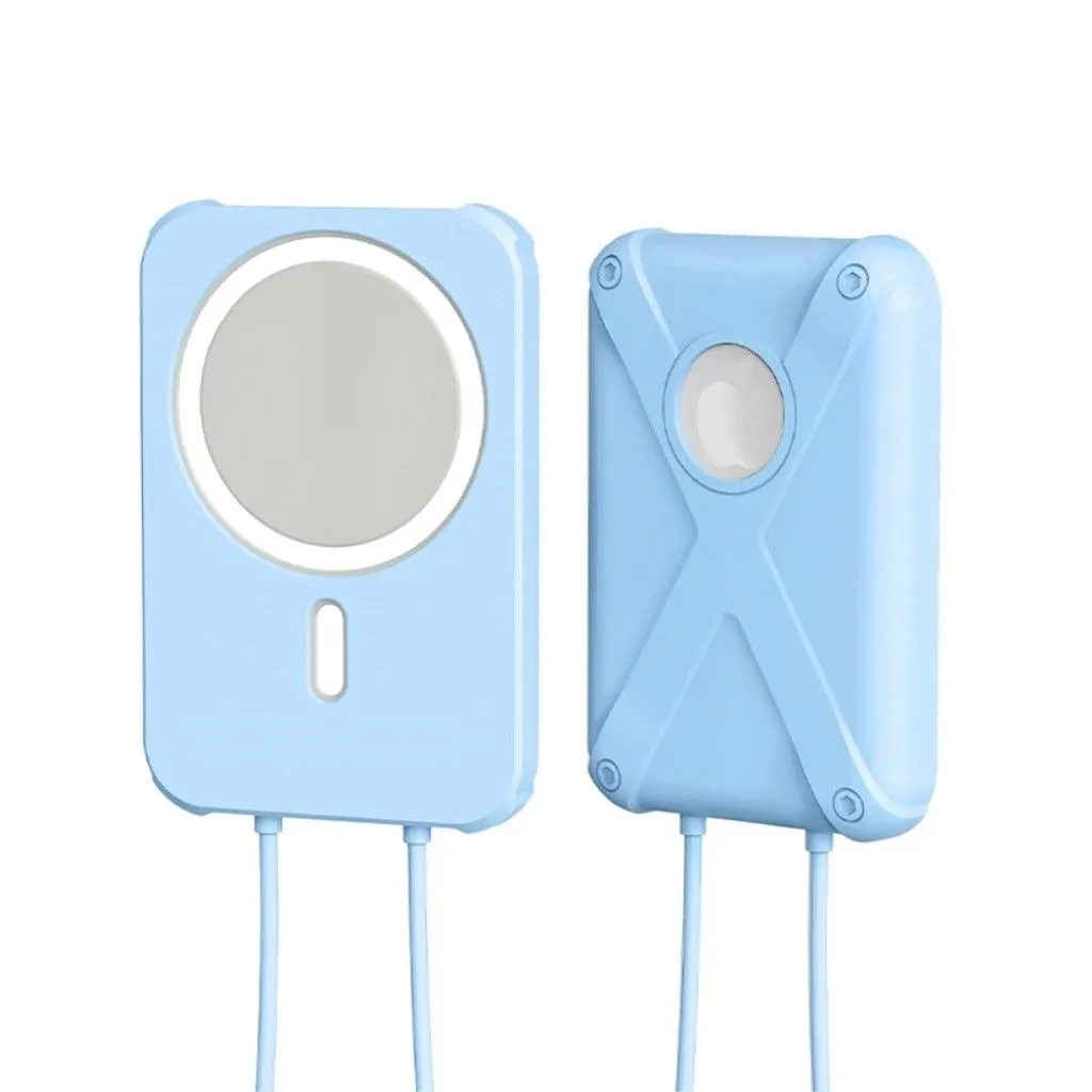 Apple MagSafe Charger armor style silicone cover - Blue