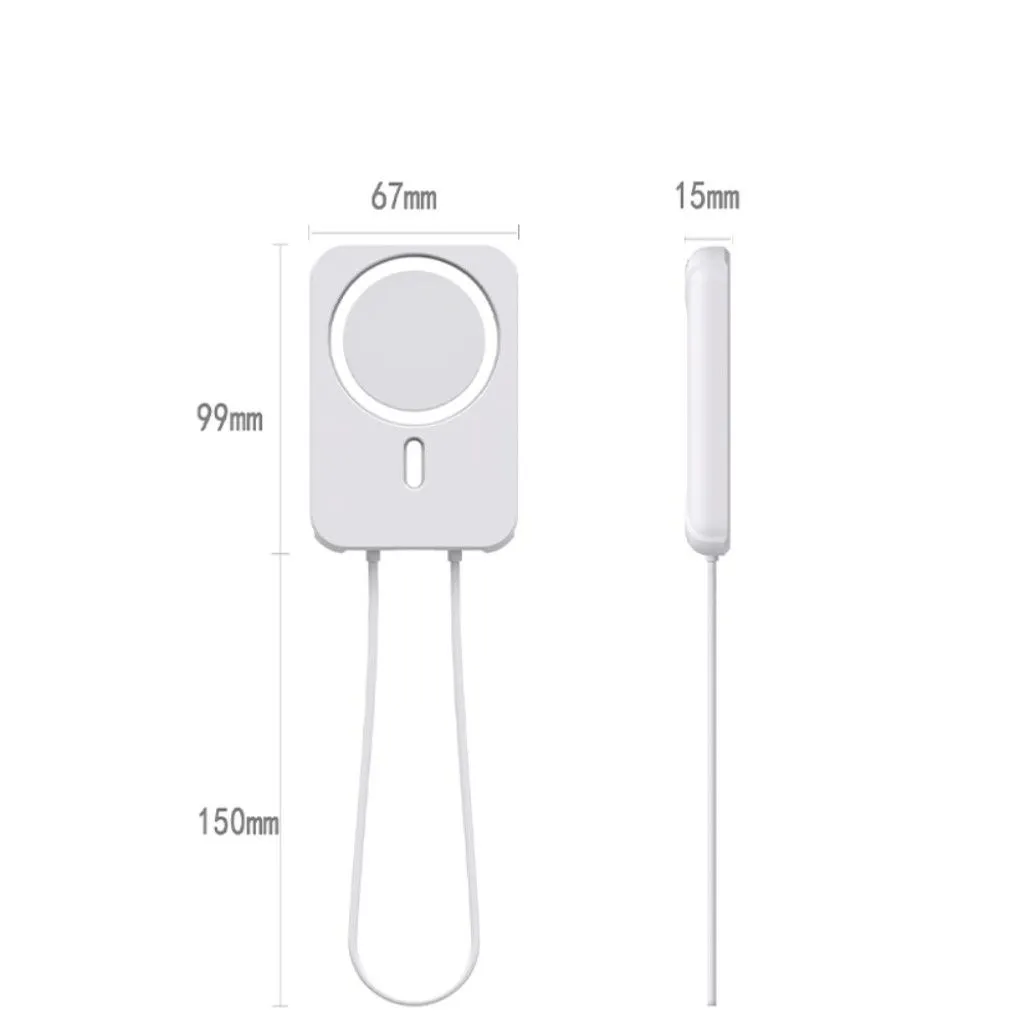 Apple MagSafe Charger armor style silicone cover - White