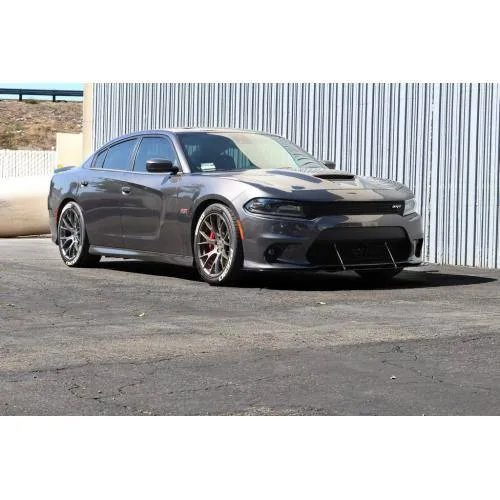 APR Carbon Fiber Front Wind Splitter w/ Rods: Dodge Charger SRT / Scat Pack / Hellcat 2015 - 2023