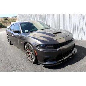 APR Carbon Fiber Front Wind Splitter w/ Rods: Dodge Charger SRT / Scat Pack / Hellcat 2015 - 2023