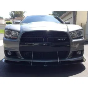 APR Carbon Fiber Front Wind Splitter w/ Rods: Dodge Charger SRT8 2012 - 2014