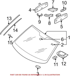 Audi VW Windshield Bump Stop (40MM) 3C0845237