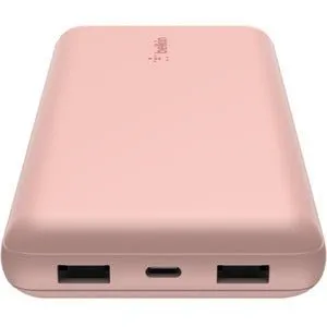 Belkin BoostCharge USB-C Power Bank 20K 15W - Pink BPB012btRG