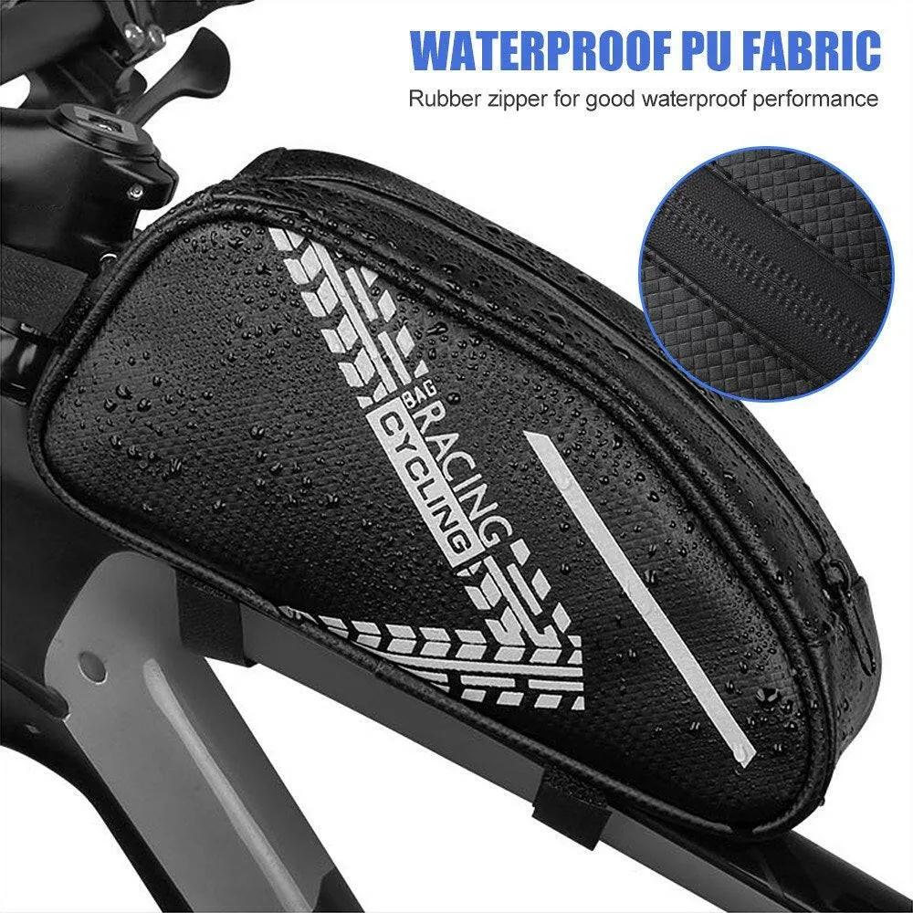 Bicycle Triangle Frame Bag Waterproof Bicycle  Storage Bag Bike Top Tube  Bag Bike Pouch Storage Case