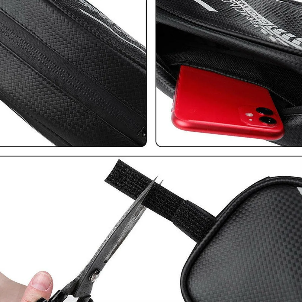 Bicycle Triangle Frame Bag Waterproof Bicycle  Storage Bag Bike Top Tube  Bag Bike Pouch Storage Case