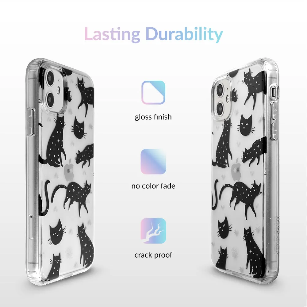 Black Cat Clear iPhone Case