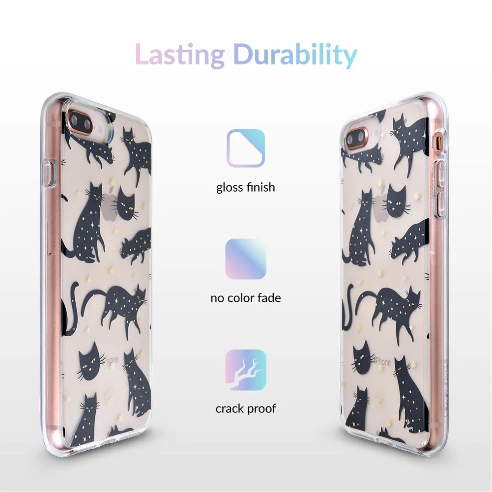 Black Cat Clear iPhone Case