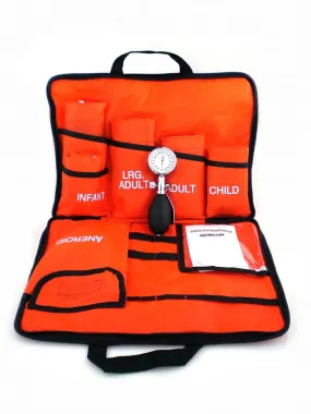 Blood Pressure Kit, 5 Cuffs, Orange