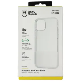 BodyGuardz Stack Series Case for Apple iPhone 12 Mini - Two Tone Clear