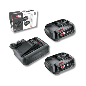 Bosch DIY | Starter Set AL 18V-44 Charger   2x 2.5 Ah Batteries