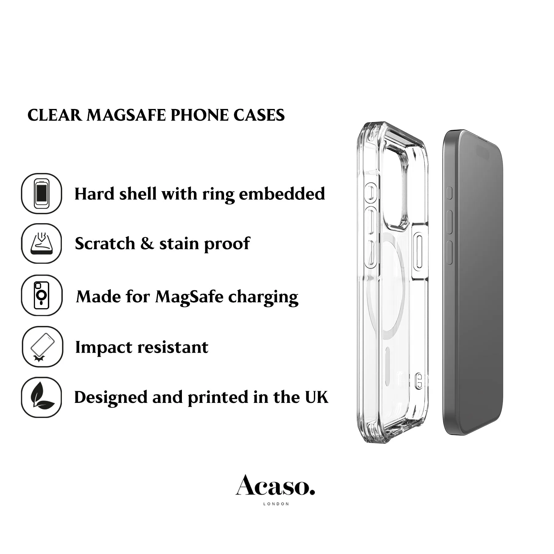 Bows Clear MagSafe iPhone Case