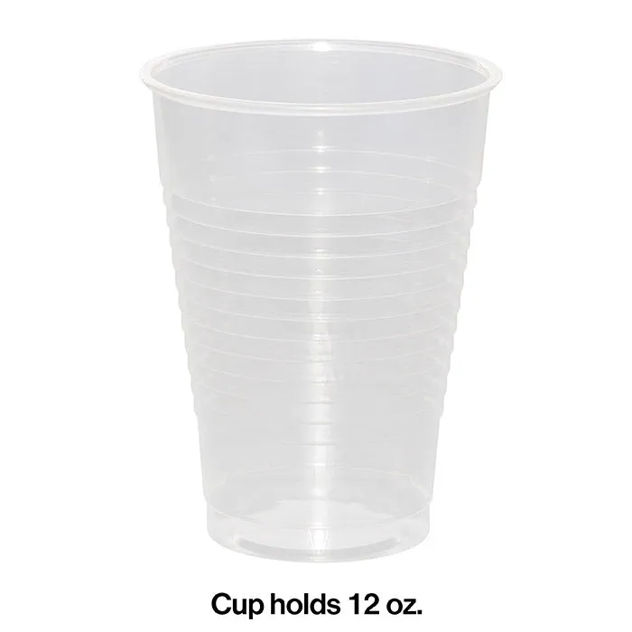 Bulk Clear 12 oz Plastic Cups (240 per Case)