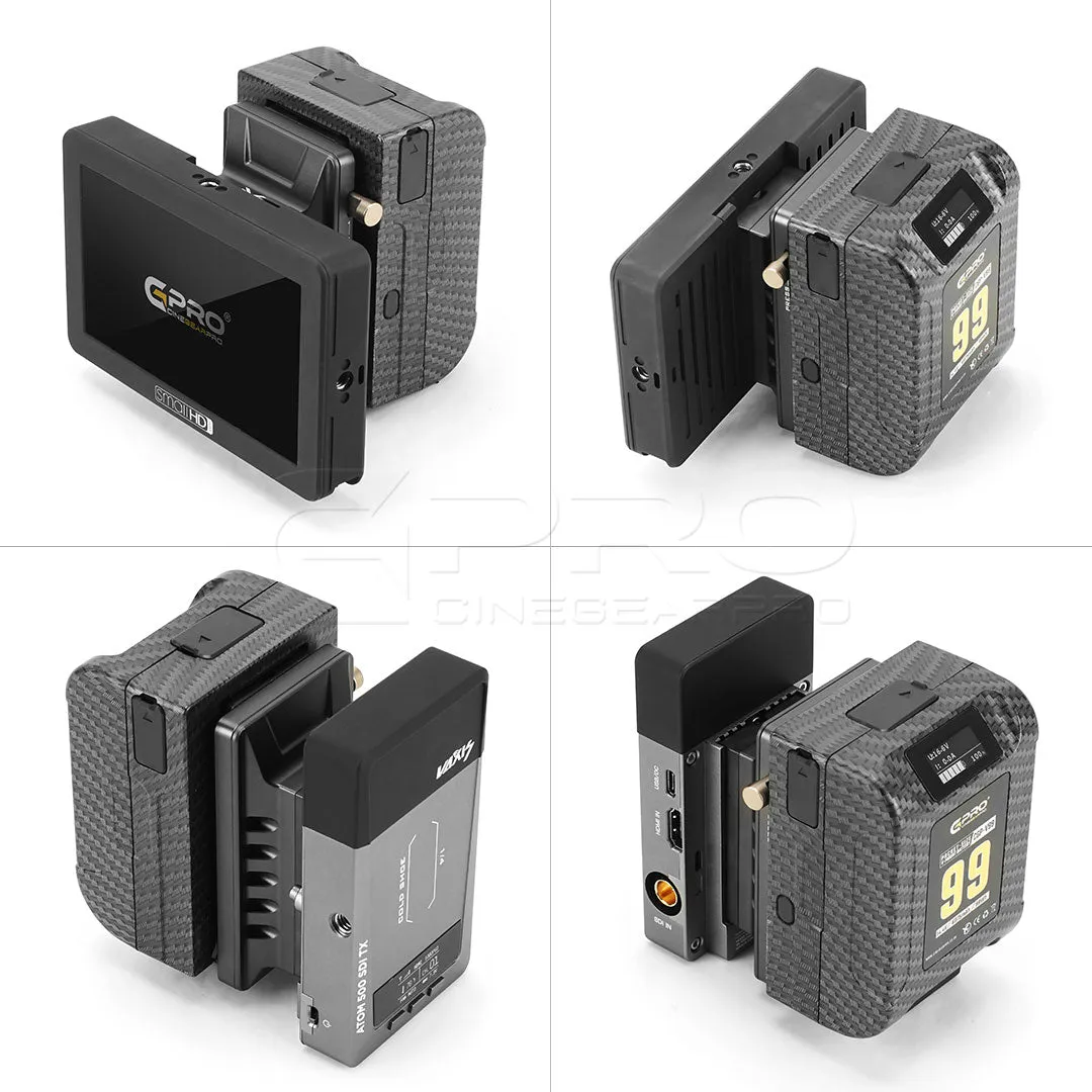 CGPro 99Wh Pocket Size V-Mount Battery 15A 6875mAh 2x D-Tap 14.4V 2x USB-A 5V