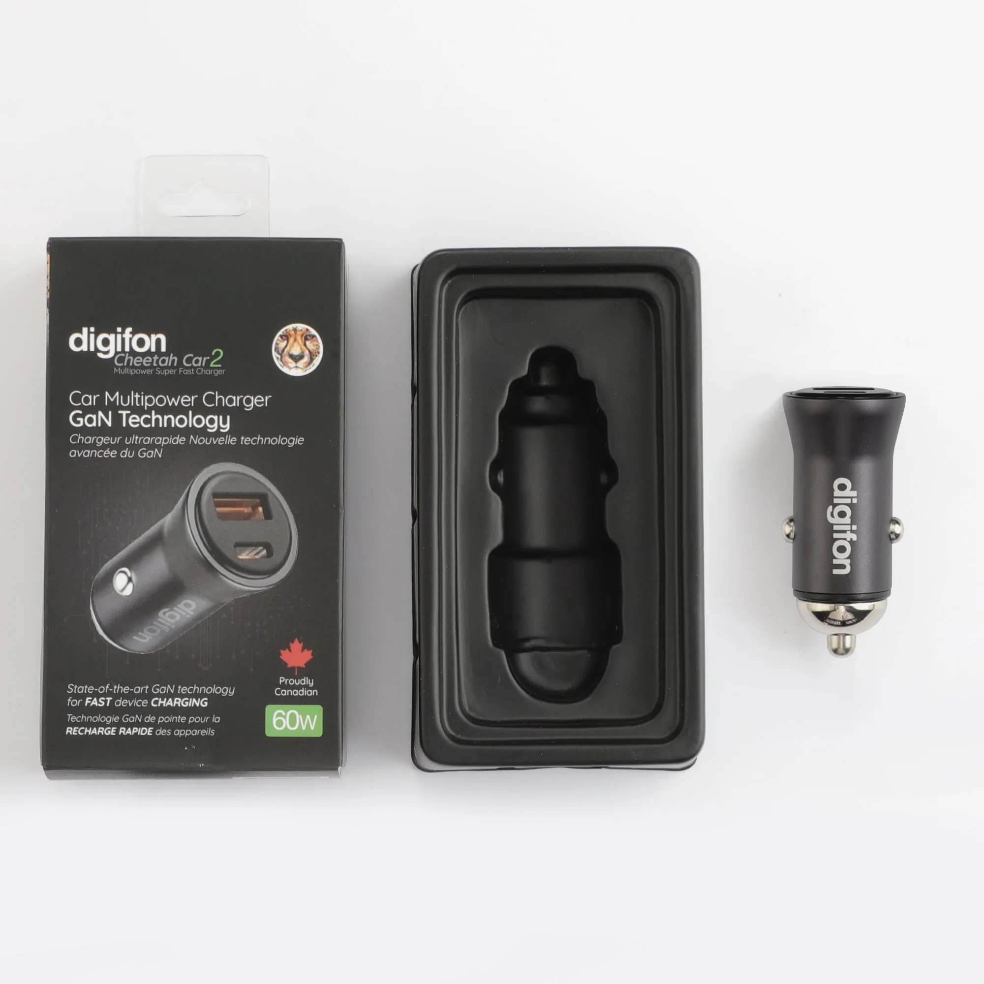 Cheetah Car2 60W Fast Charging Car Charger – digifon