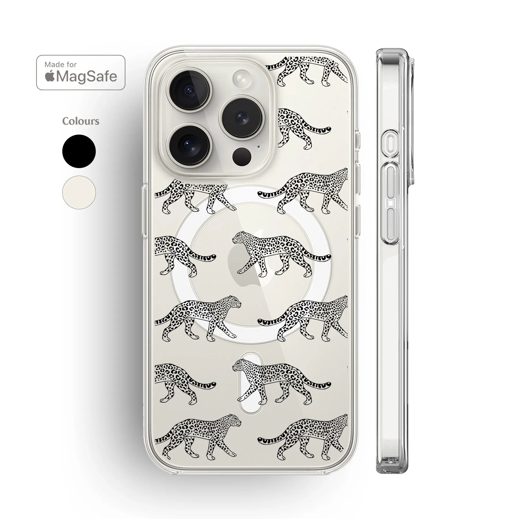 Cheetah Clear MagSafe iPhone Case